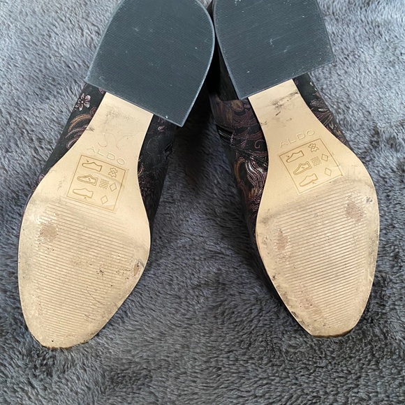 Aldo Paisley Print Ankle Boot - Picture 8 of 8